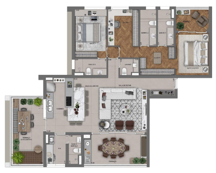 APARTAMENTO A VENDA - VILA NOVA CONÇEIÇÃO